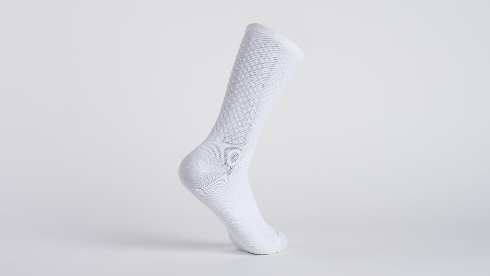 Specialized Knit Tall Sock - White/Silver