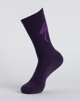 Specialized Techno MTB Tall Logo Socks - Dusk/Purple Orchid