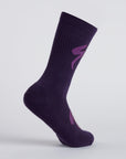 Specialized Techno MTB Tall Logo Socks - Dusk/Purple Orchid
