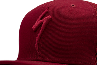 Specialized New Era S-Logo Trucker Hat - Crimson