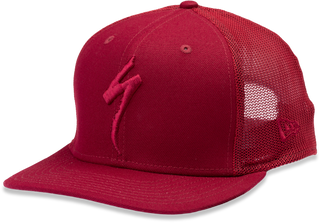 Specialized New Era S-Logo Trucker Hat - Crimson