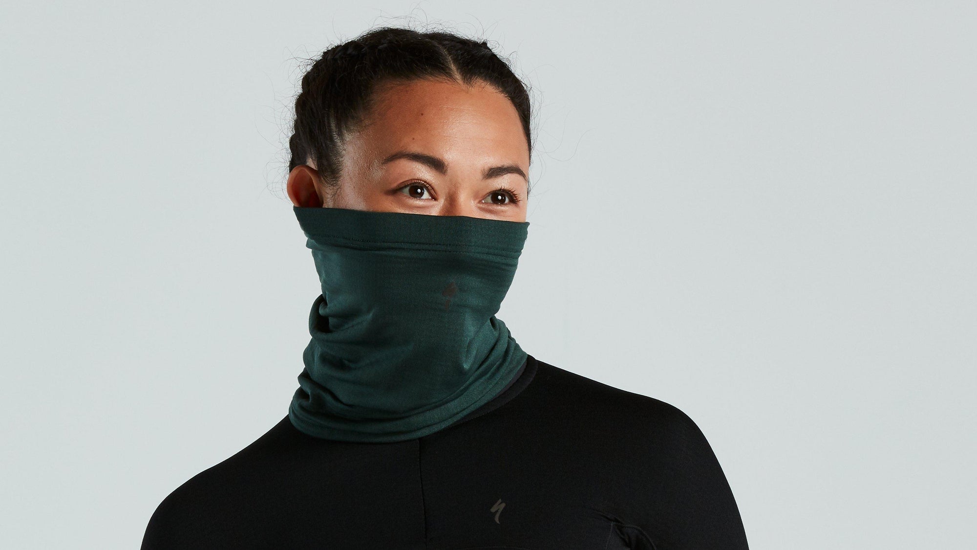 Specialized Prime Power Grid Neck Gaiter - Forest Green