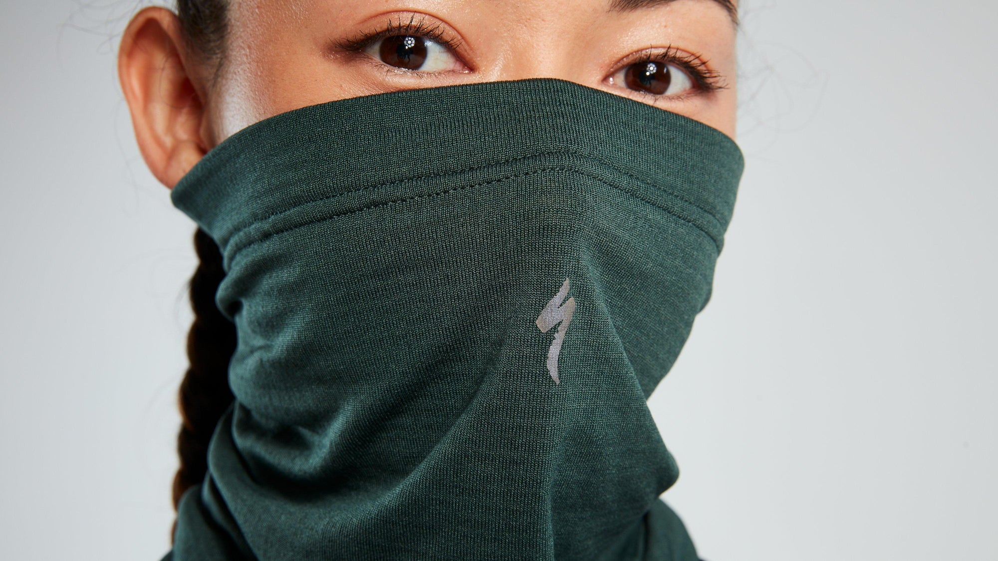 Specialized Prime Power Grid Neck Gaiter - Forest Green