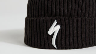 Specialized New Era Cuff S-Logo Beanie - Black/Dove Grey