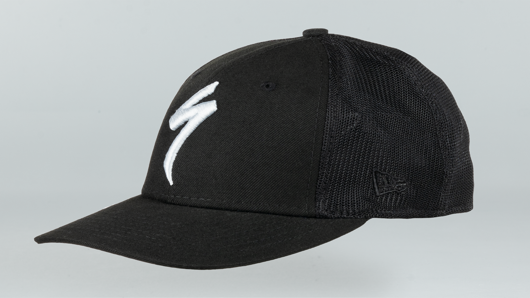 Specialized New Era S-Logo Trucker Hat - Black/Dove Grey