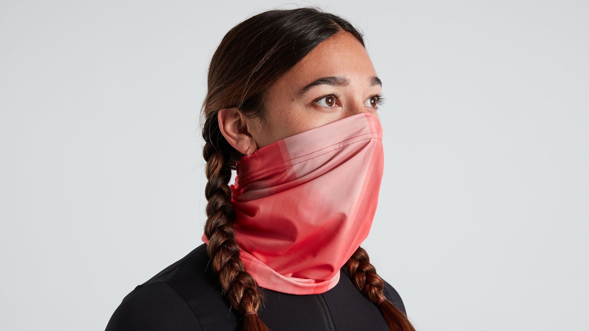 Specialized Distortion Neck Gaiter - Vivid Coral