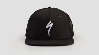 Specialized Trucker Hat - Black/White S Logo