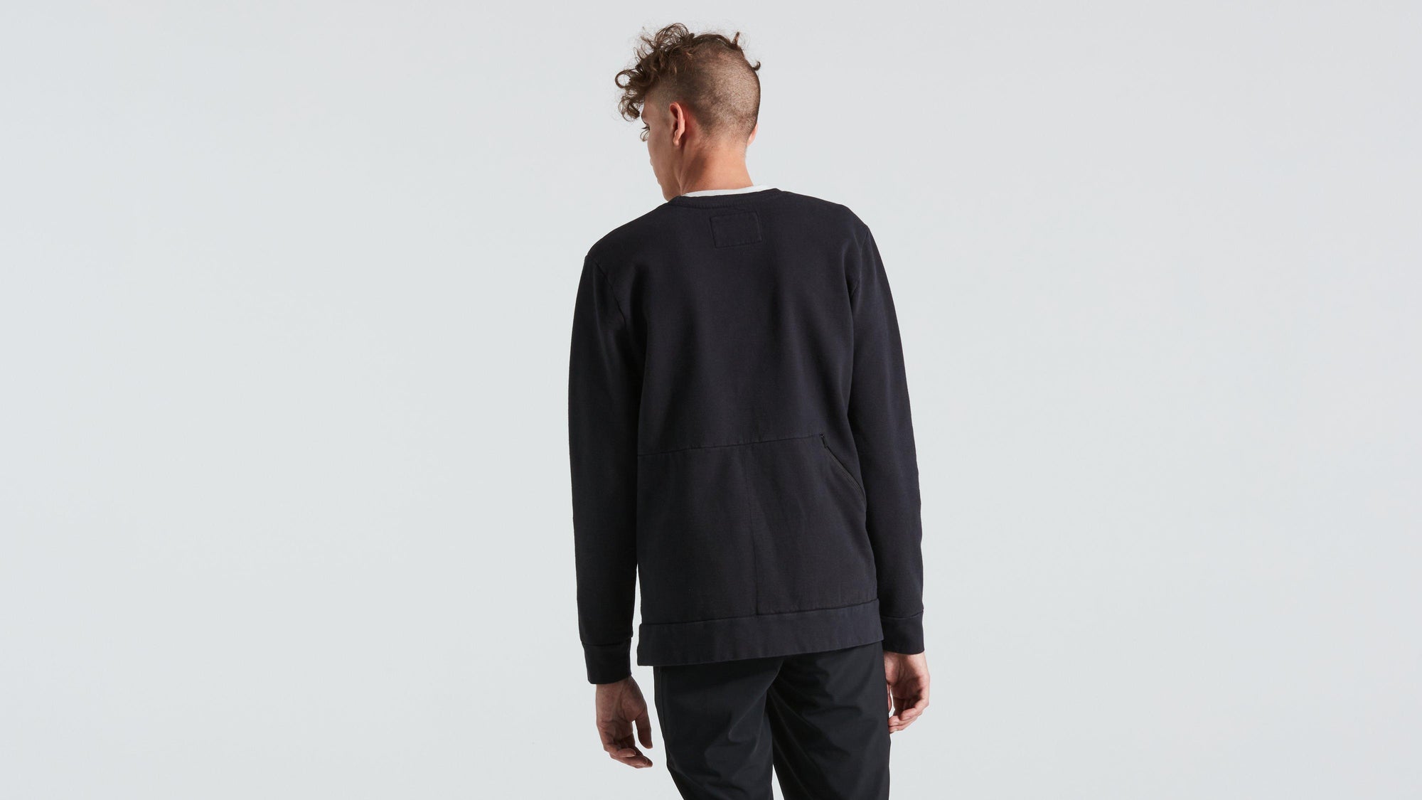 Specialized Men's Legacy Long Sleeve Crewneck - Black