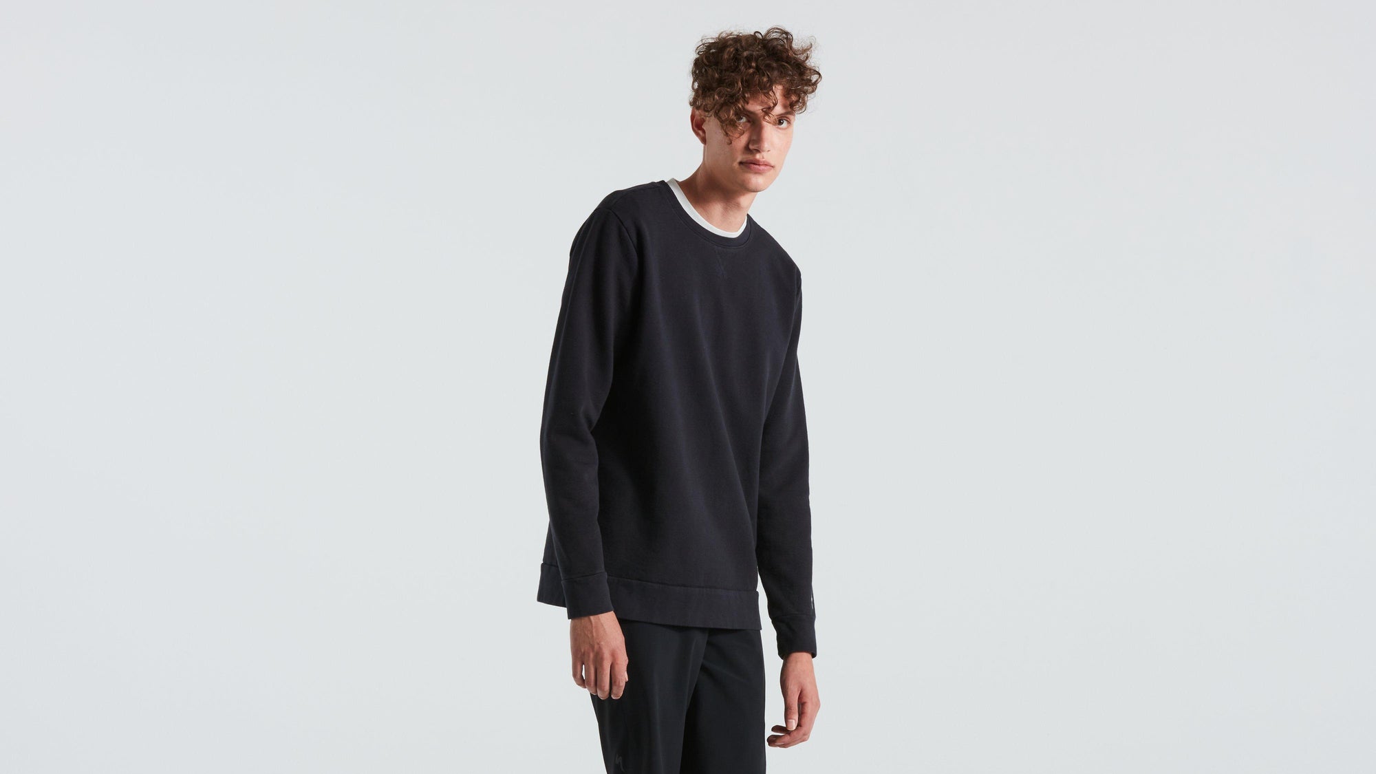Specialized Men's Legacy Long Sleeve Crewneck - Black