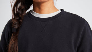 Specialized Women's Legacy Long Sleeve Crewneck - Black