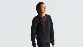 Specialized Women's Legacy Long Sleeve Crewneck - Black