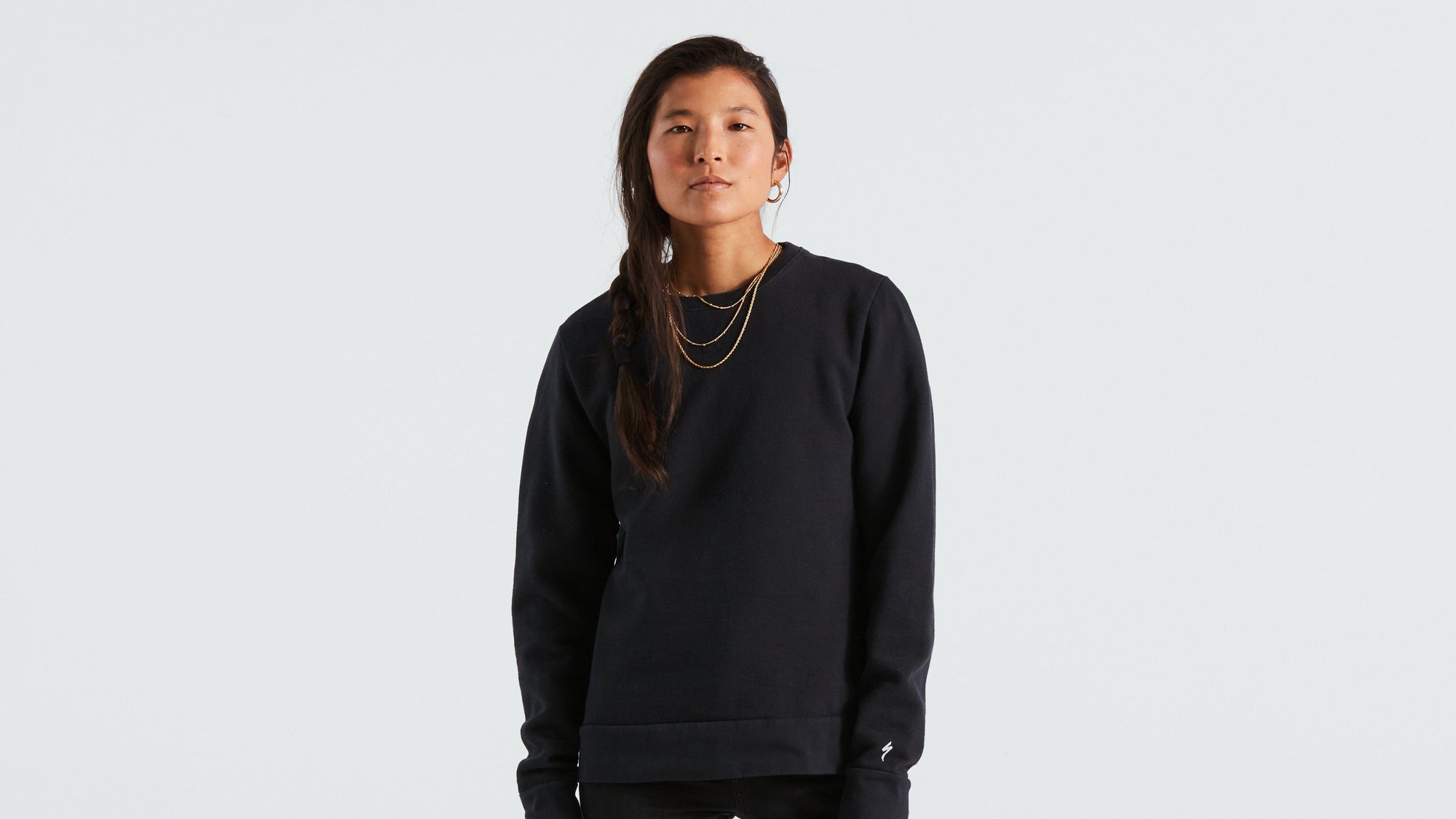 Specialized Women's Legacy Long Sleeve Crewneck - Black