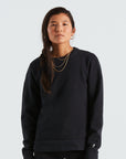 Specialized Women's Legacy Long Sleeve Crewneck - Black