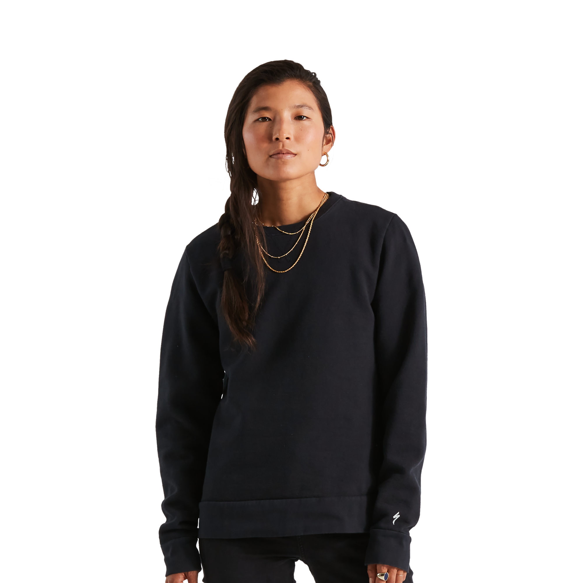 Specialized Women's Legacy Long Sleeve Crewneck - Black