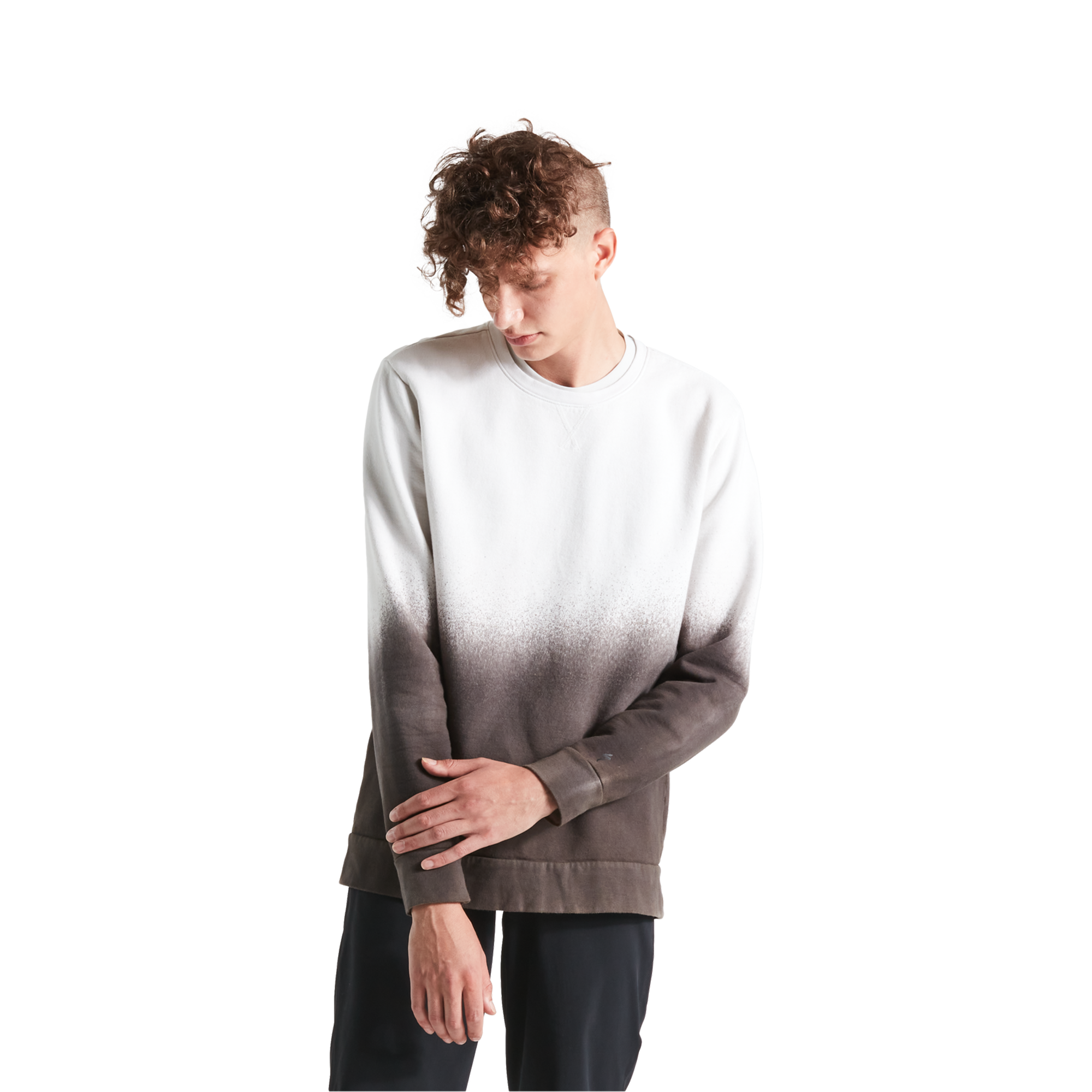 Specialized Men's Legacy Spray Long Sleeve Crewneck - Dove Grey