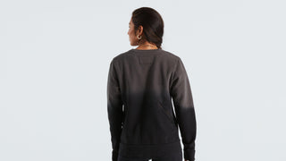 Specialized Women's Legacy Spray Long Sleeve Crewneck - Black