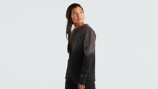 Specialized Women's Legacy Spray Long Sleeve Crewneck - Black