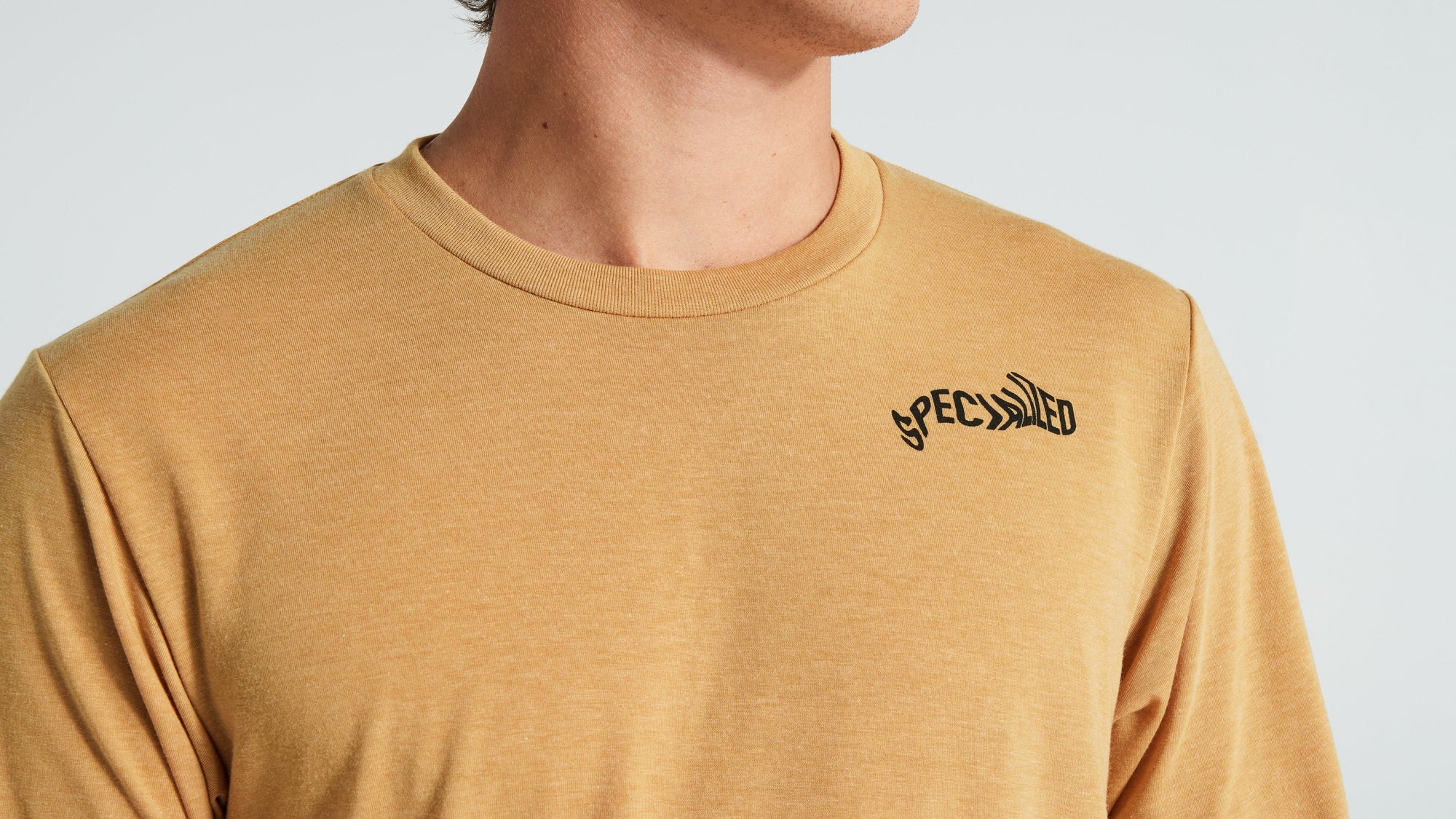 Specialized Warped Long Sleeve Tee - Harvest Gold