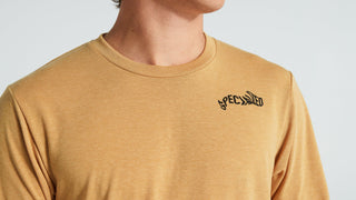 Specialized Warped Long Sleeve Tee - Harvest Gold