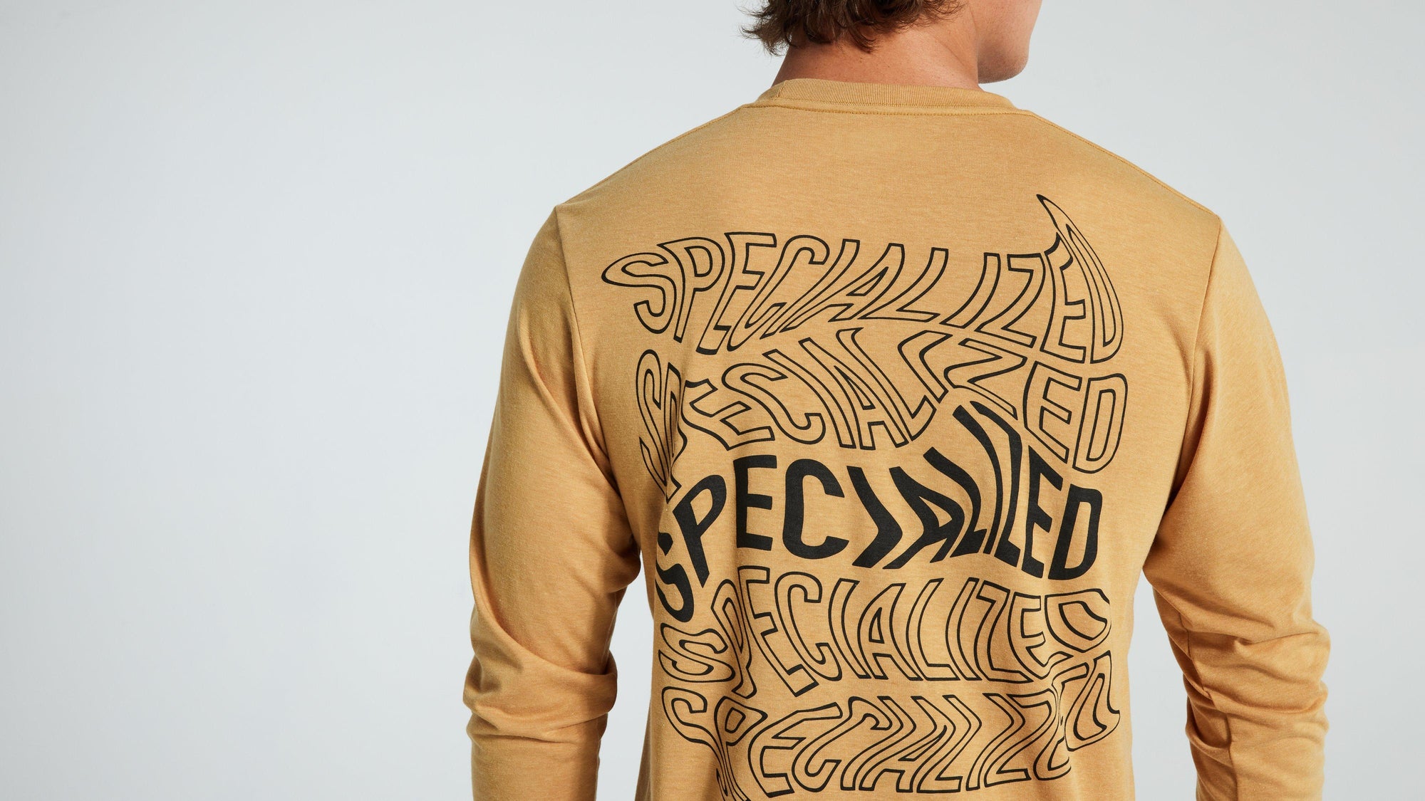 Specialized Warped Long Sleeve Tee - Harvest Gold