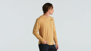 Specialized Warped Long Sleeve Tee - Harvest Gold