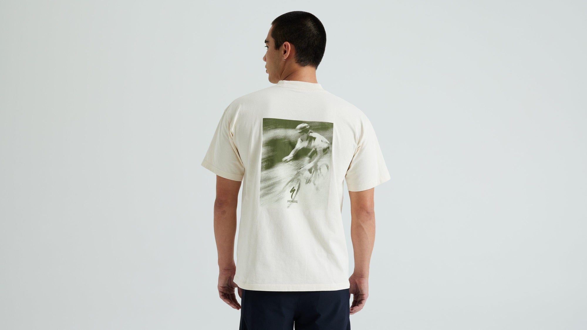 Specialized Graphic Short Sleeve Relaxed T-Shirt - Birch White Hrtg Graphic