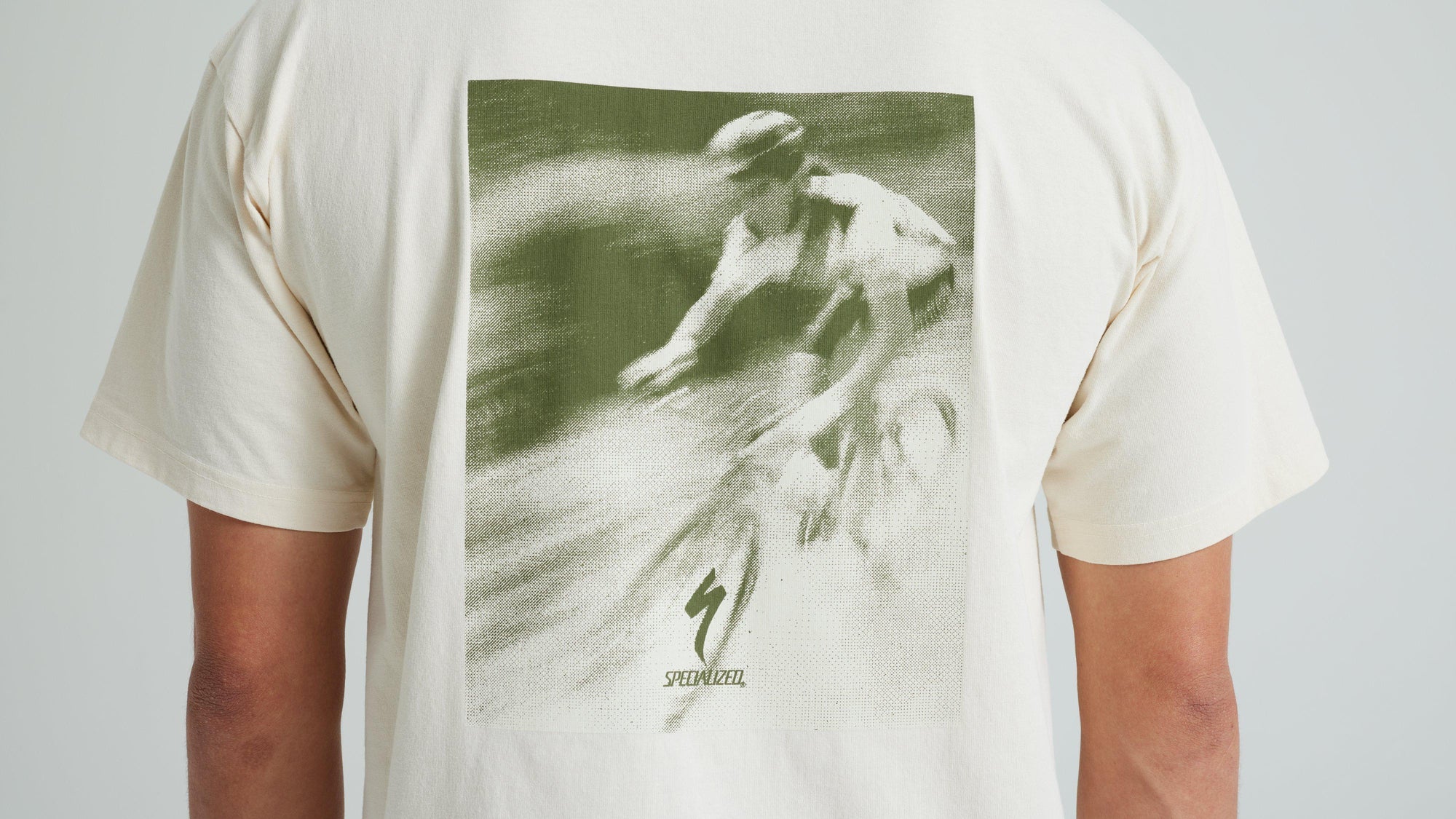 Specialized Graphic Short Sleeve Relaxed T-Shirt - Birch White Hrtg Graphic