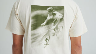 Specialized Graphic Short Sleeve Relaxed T-Shirt - Birch White Hrtg Graphic