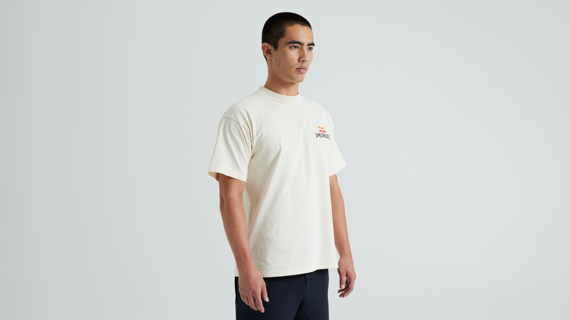 Specialized Graphic Short Sleeve Relaxed T-Shirt - Birch White Hrtg Graphic