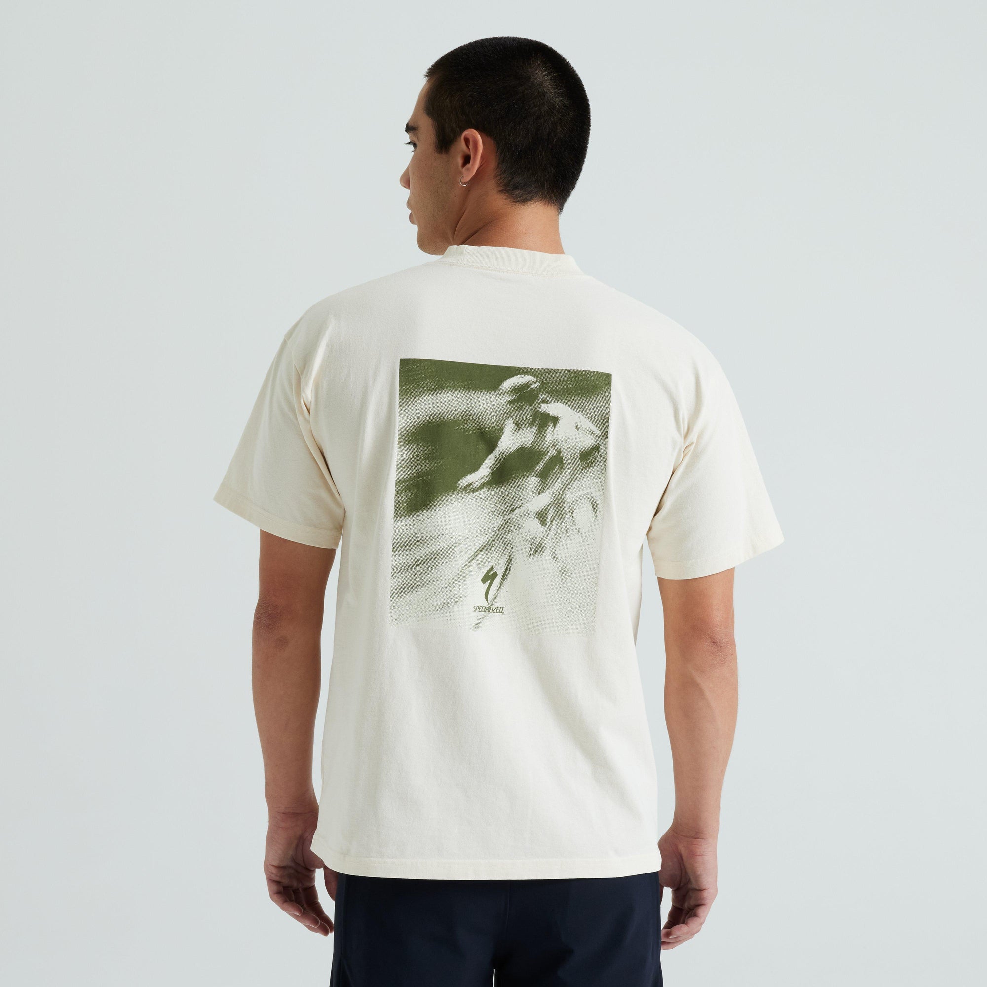 Specialized Graphic Short Sleeve Relaxed T-Shirt - Birch White Hrtg Graphic