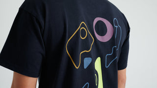 Specialized Graphic Short Sleeve Relaxed T-Shirt - Black Abstract