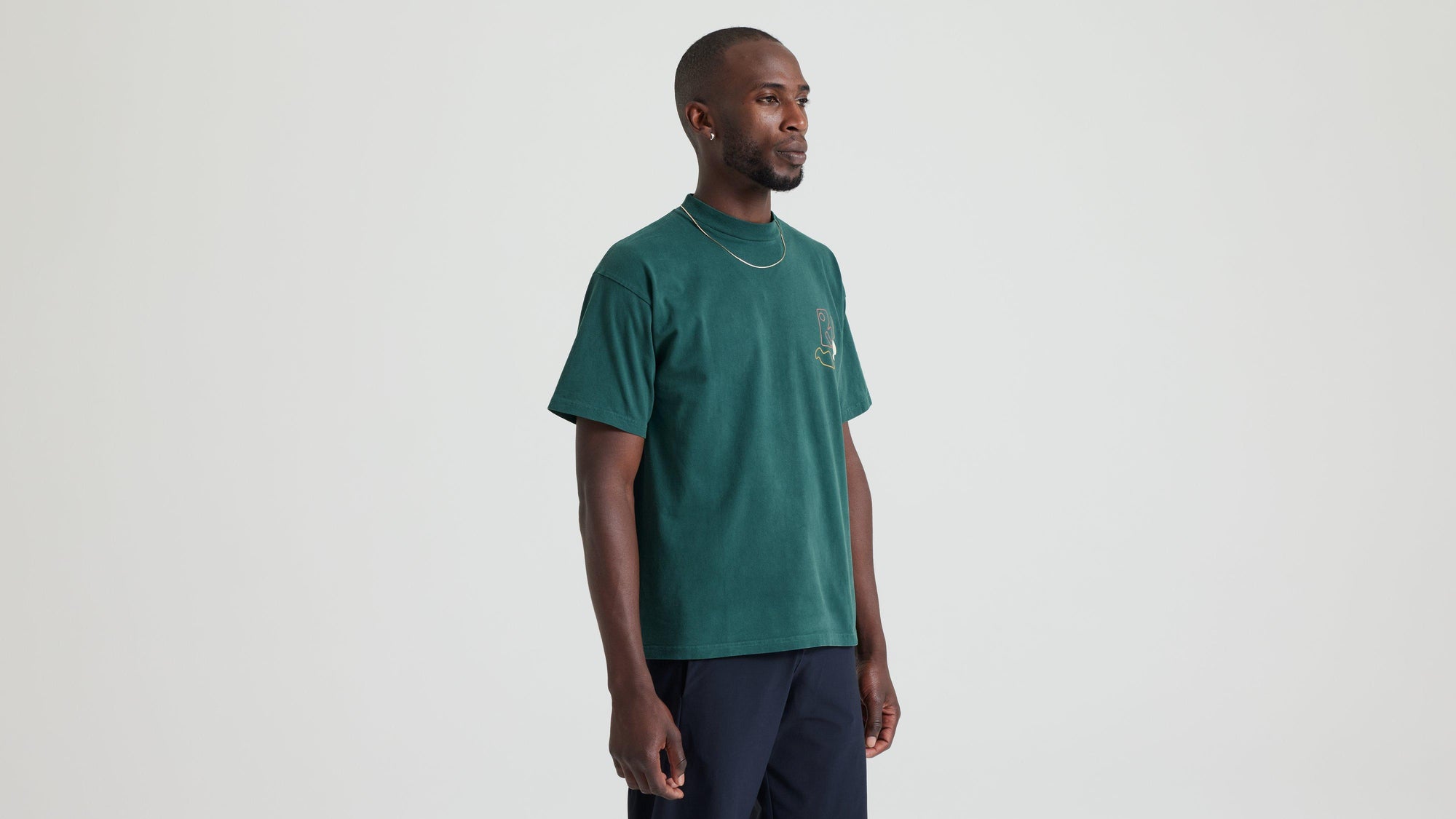 Specialized Graphic Short Sleeve Relaxed T-Shirt - Forest Green Abstract