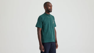 Specialized Graphic Short Sleeve Relaxed T-Shirt - Forest Green Abstract