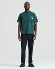 Specialized Graphic Short Sleeve Relaxed T-Shirt - Forest Green Abstract