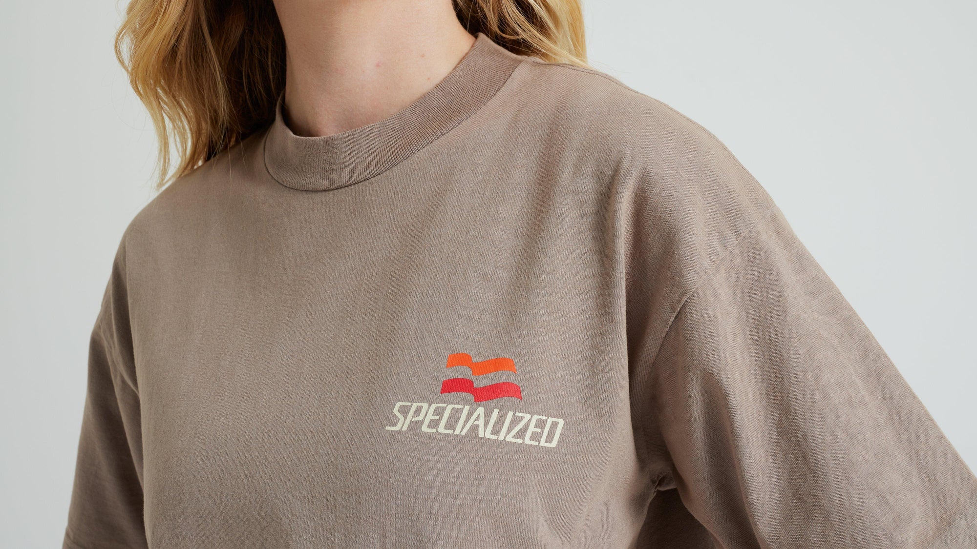 Specialized Graphic Short Sleeve Relaxed T-Shirt - Taupe Hrtg Graphic