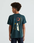 Specialized Youth Graphic Short Sleeve T-Shirt - Forest Green Abstract
