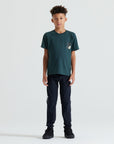 Specialized Youth Graphic Short Sleeve T-Shirt - Forest Green Abstract