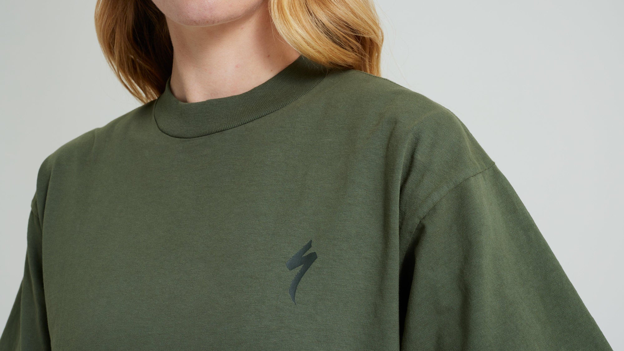 Specialized S-Logo Short Sleeve Relaxed T-Shirt - Oak Green