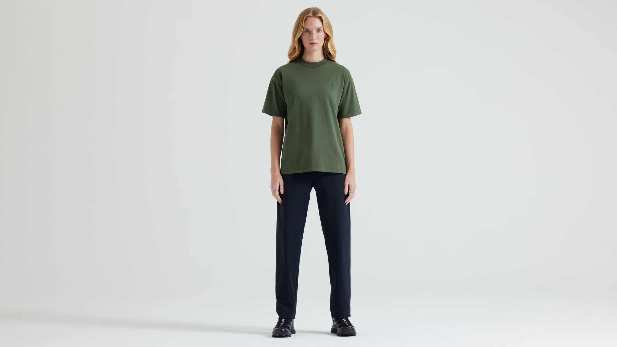 Specialized S-Logo Short Sleeve Relaxed T-Shirt - Oak Green