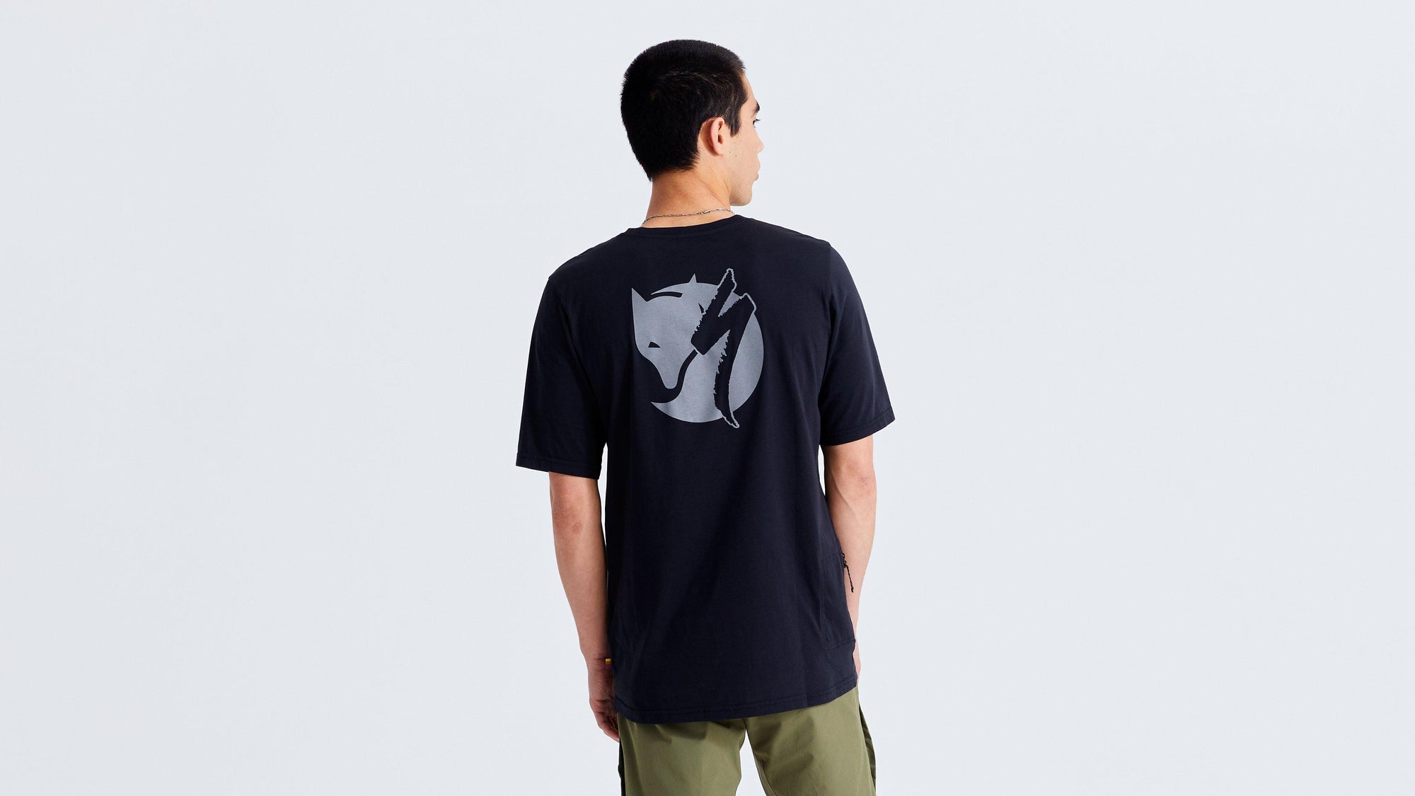 Specialized Men's Fjällräven Cotton Pocket Short Sleeve Tee - Black