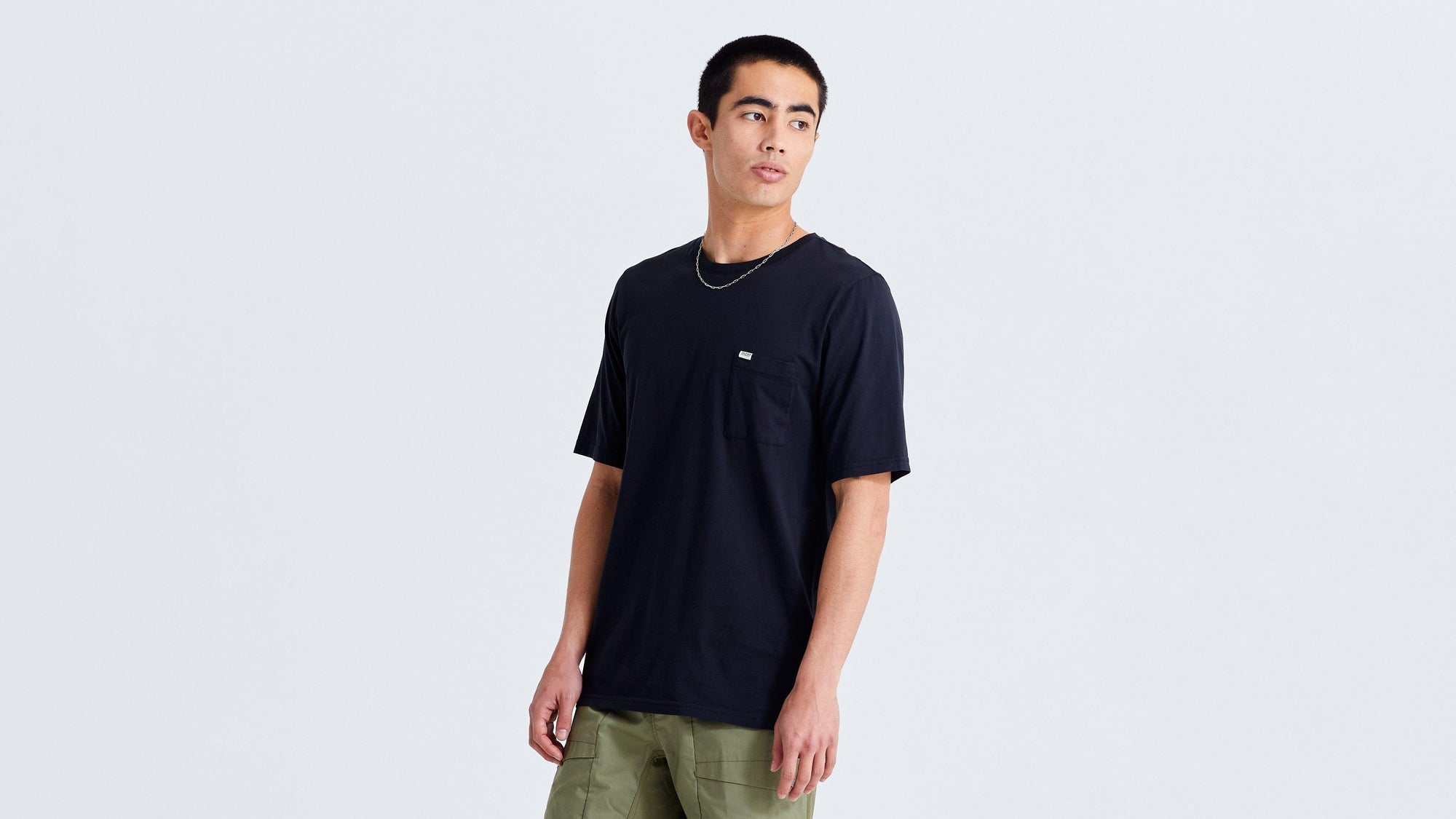 Specialized Men's Fjällräven Cotton Pocket Short Sleeve Tee - Black