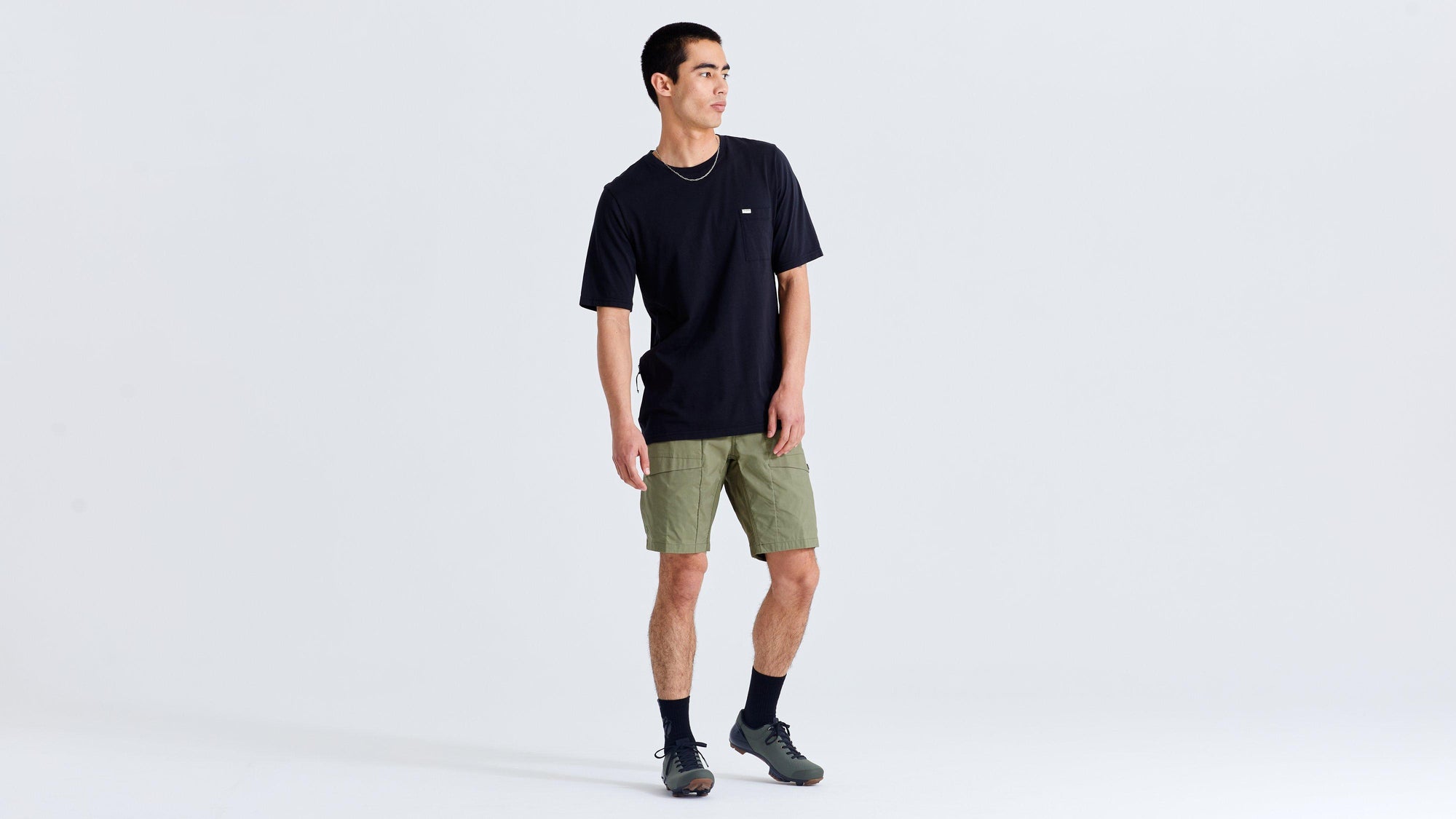 Specialized Men's Fjällräven Cotton Pocket Short Sleeve Tee - Black