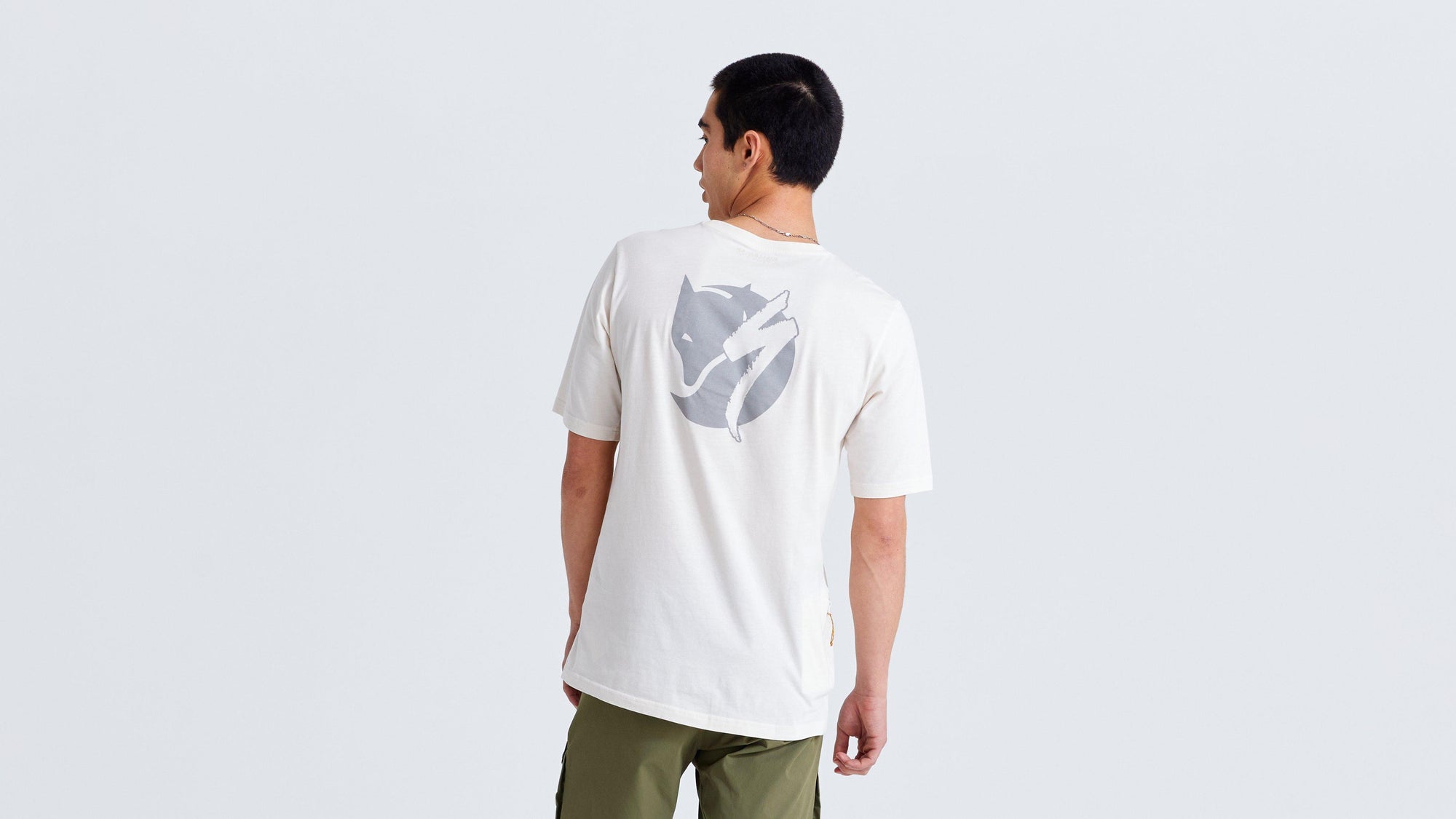 Specialized Men's Fjällräven Cotton Pocket Short Sleeve Tee - Eggshell