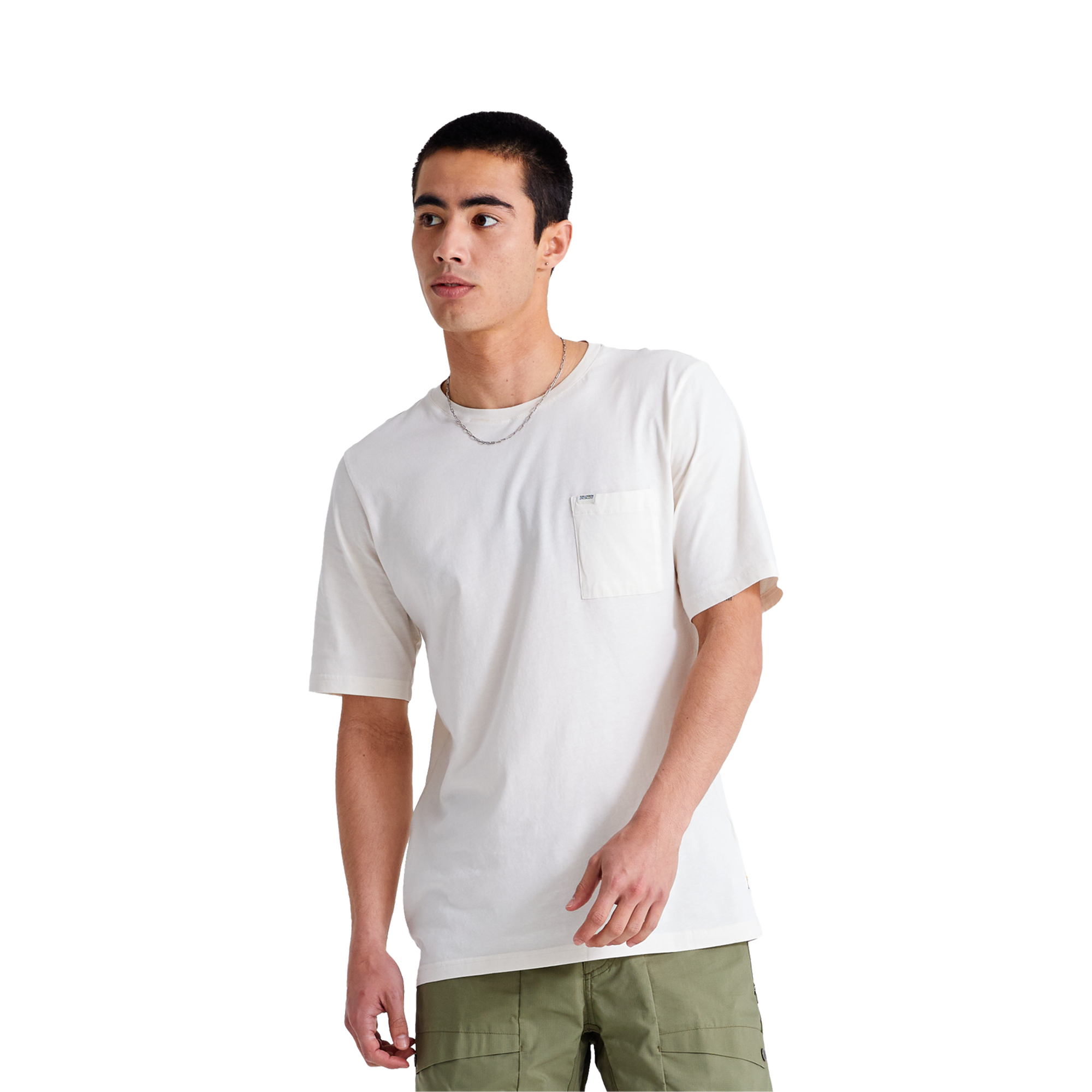Specialized Men's Fjällräven Cotton Pocket Short Sleeve Tee - Eggshell