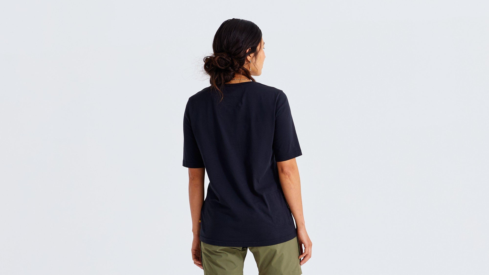 Specialized Women's Fjällräven Cotton Pocket Short Sleeve Tee - Black