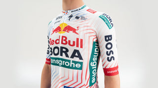 Specialized Red Bull - BORA - hansgrohe TdF Short Sleeve Race Jersey - White Tdf