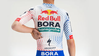 Specialized Red Bull - BORA - hansgrohe TdF Short Sleeve Race Jersey - White Tdf