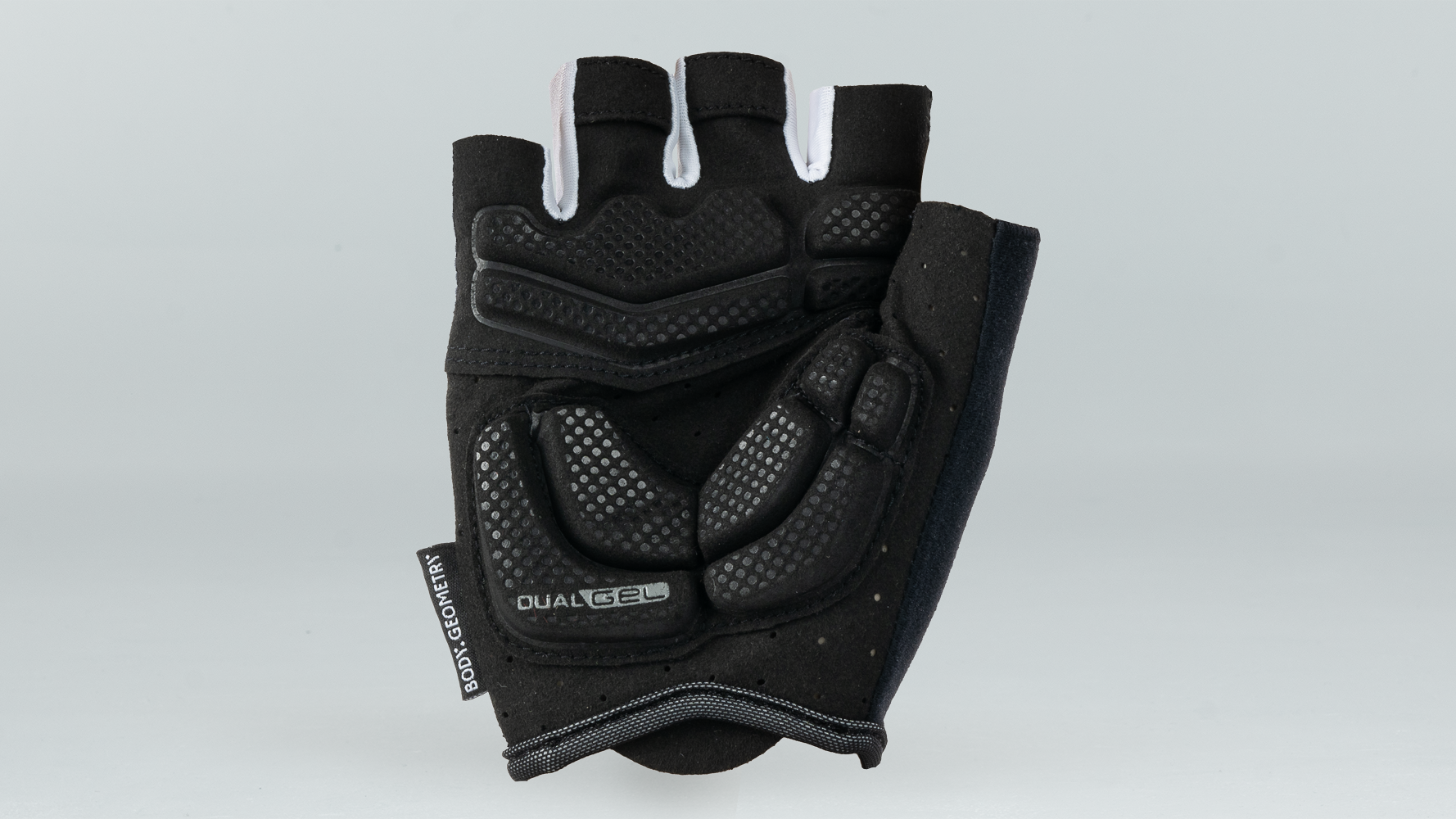 Specialized Men's Body Geometry Dual-Gel Short Finger Gloves - White