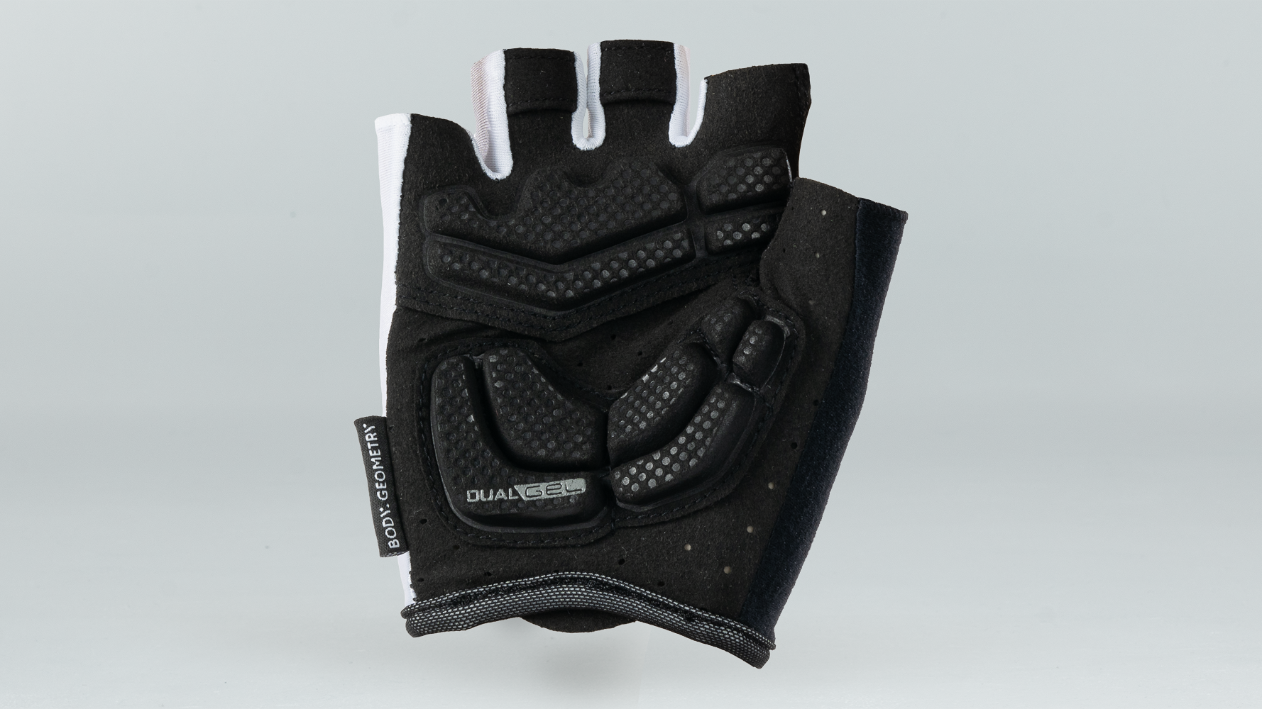 Specialized Women's Body Geometry Dual-Gel Short Finger Gloves - White