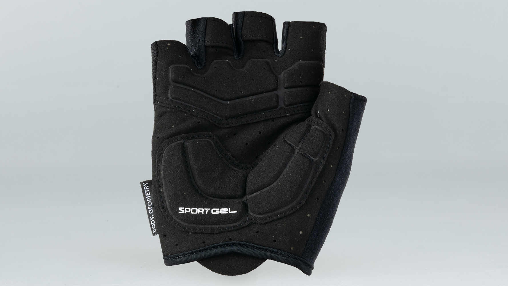 Specialized Men's Body Geometry Sport Gel Short Finger Gloves - Black